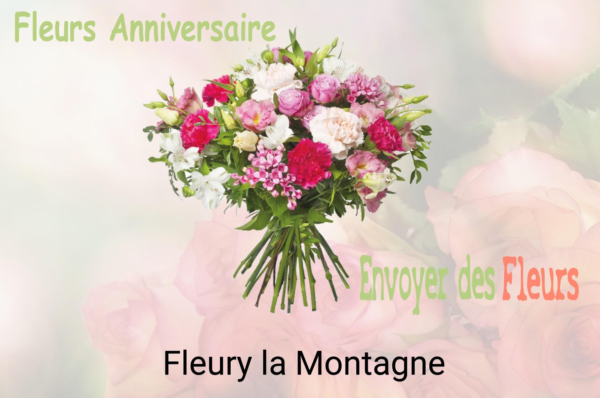 Bouquet de fleurs d’anniversaire livré à Fleury-la-Montagne